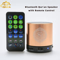 Muslim Bluetooth Quran Speaker APP Control Coran Bluetooth Speaker Lamp 18 Languages card for Gift Veilleuse Cranique
