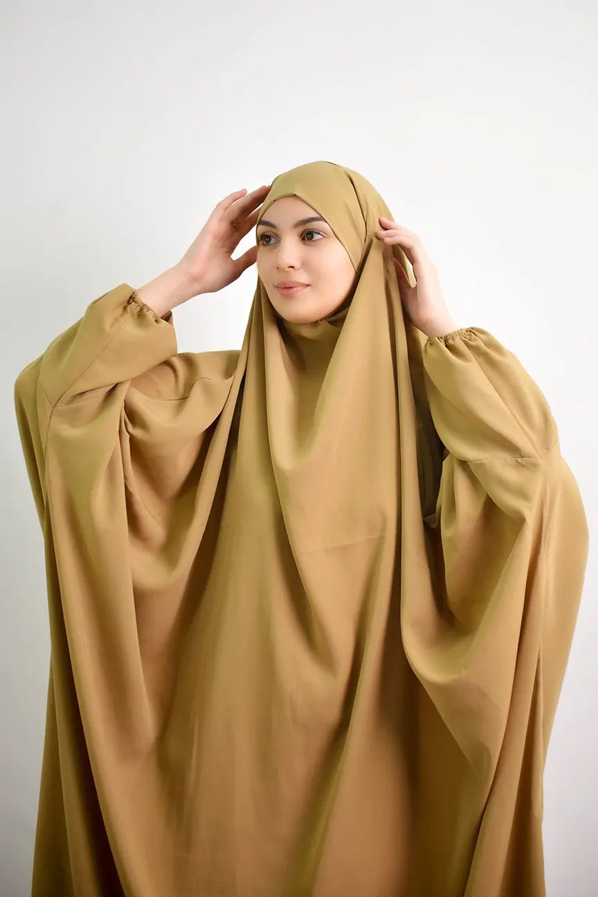 Muslim Prayer Garment Dress Wp,em Women Hijab Dress Abaya Hooded  Long Khimar Jilbab Burka Eid Abayas Gown Eid Niqab Ramadan