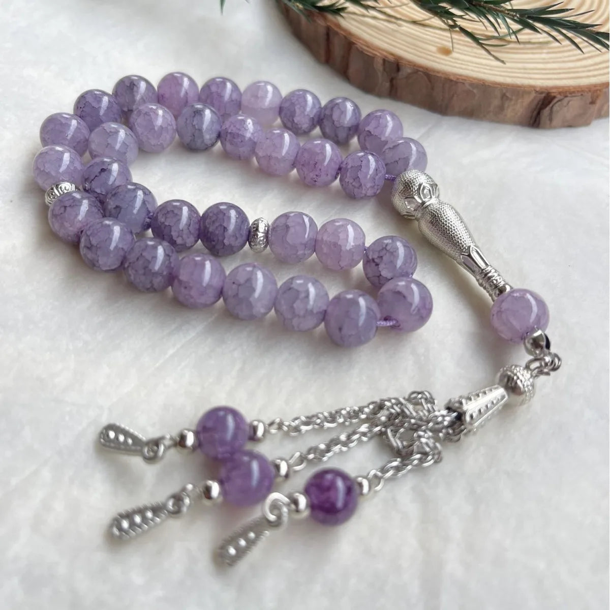 4pcs 22.50 2X FOR FREE 10mm 33 Beads Natural Stone Muslim Bracelet Jewelry Women Rosary Beads Ramadan Eid Gifts Handmade Arabic Islam Prayer Beads
