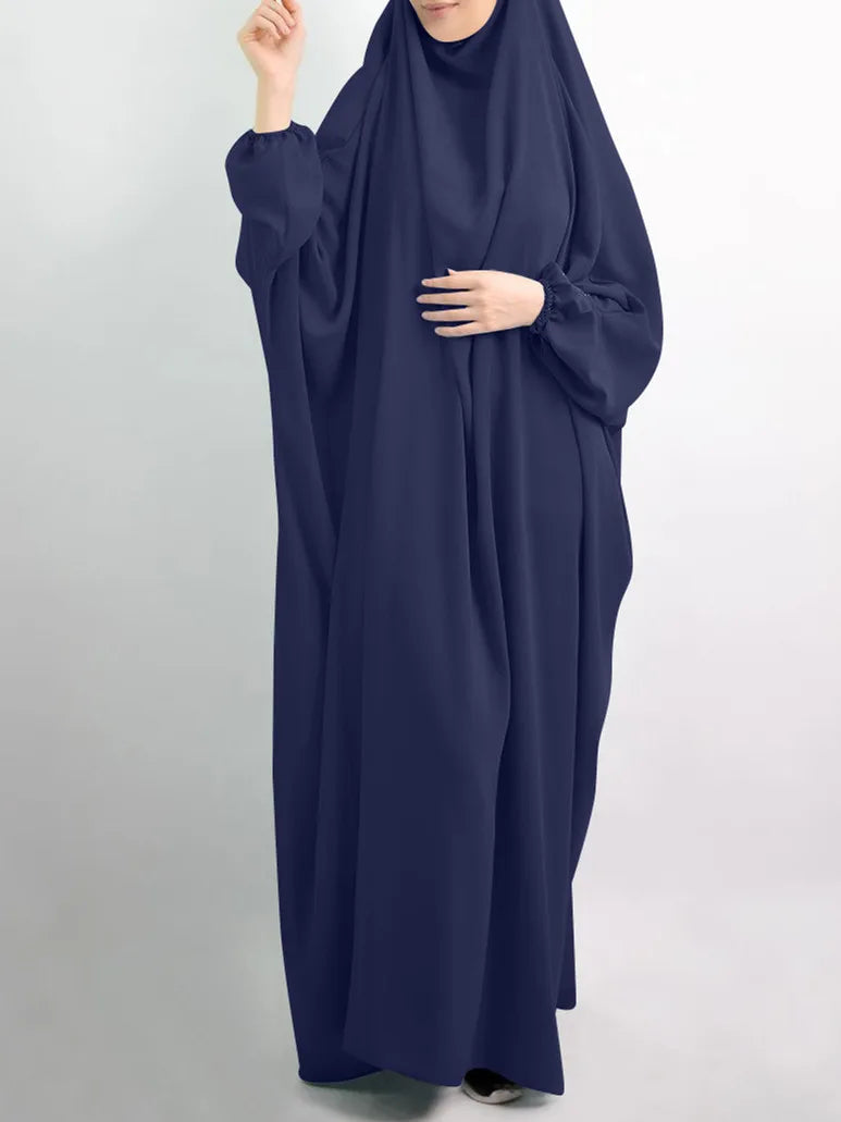 Muslim Prayer Garment Dress Wp,em Women Hijab Dress Abaya Hooded  Long Khimar Jilbab Burka Eid Abayas Gown Eid Niqab Ramadan