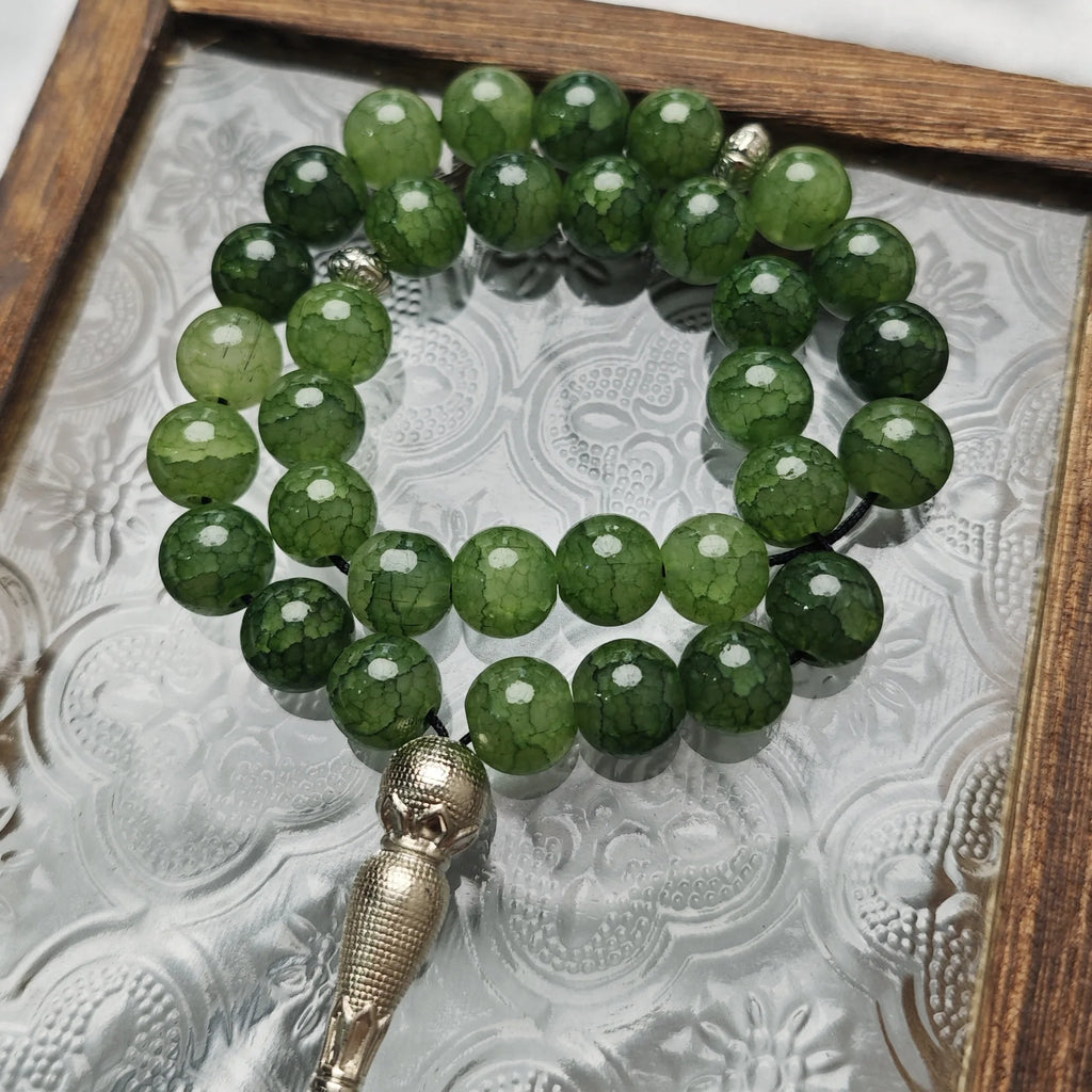 4pcs 22.50 2X FOR FREE 10mm 33 Beads Natural Stone Muslim Bracelet Jewelry Women Rosary Beads Ramadan Eid Gifts Handmade Arabic Islam Prayer Beads
