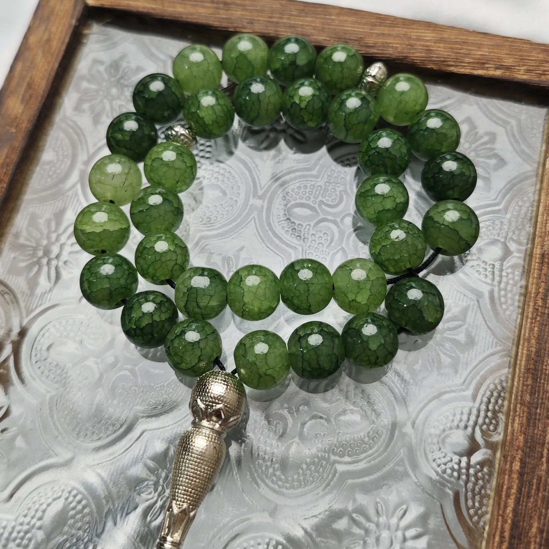 4pcs 22.50 2X FOR FREE 10mm 33 Beads Natural Stone Muslim Bracelet Jewelry Women Rosary Beads Ramadan Eid Gifts Handmade Arabic Islam Prayer Beads