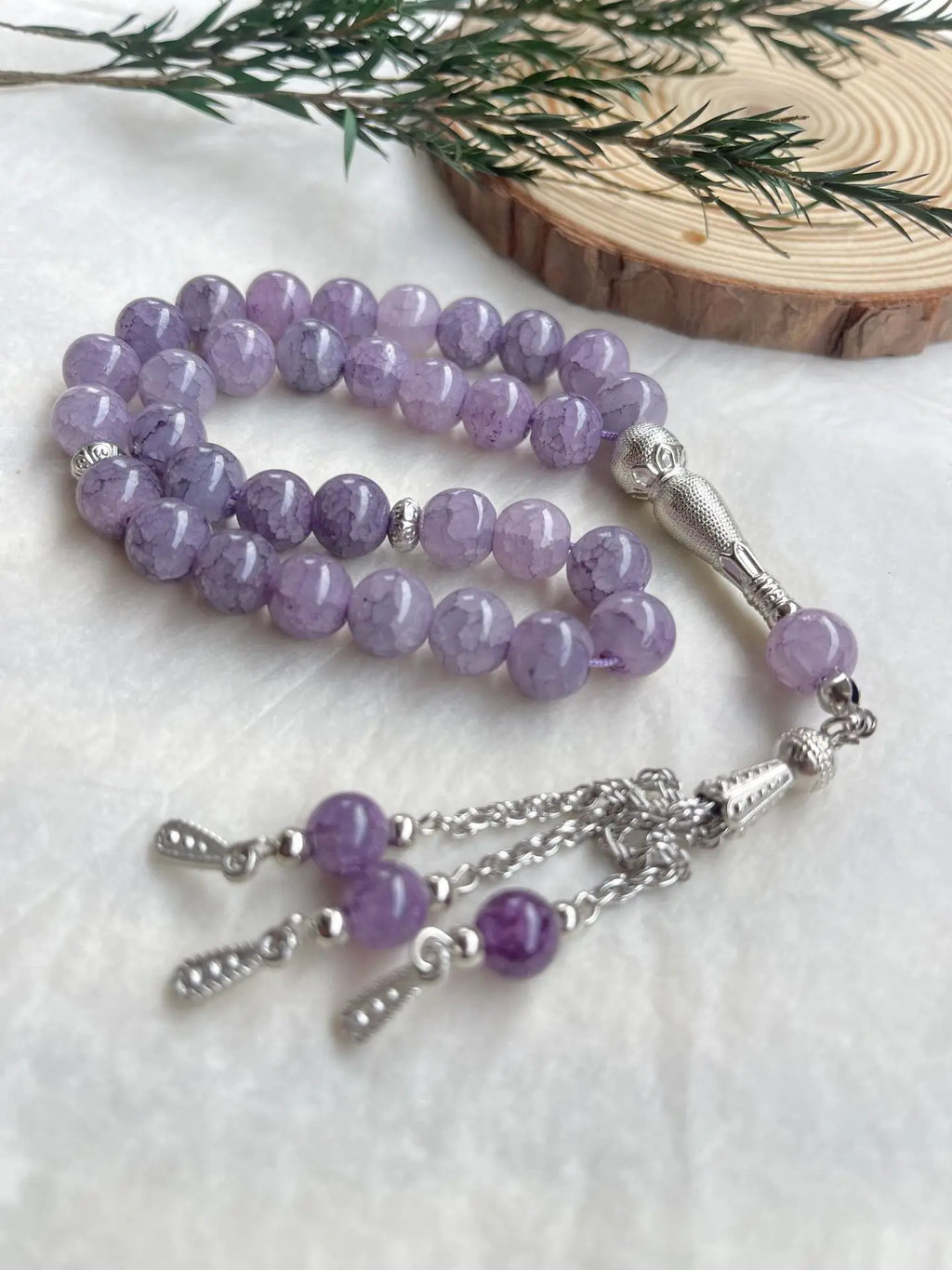 4pcs 22.50 2X FOR FREE 10mm 33 Beads Natural Stone Muslim Bracelet Jewelry Women Rosary Beads Ramadan Eid Gifts Handmade Arabic Islam Prayer Beads