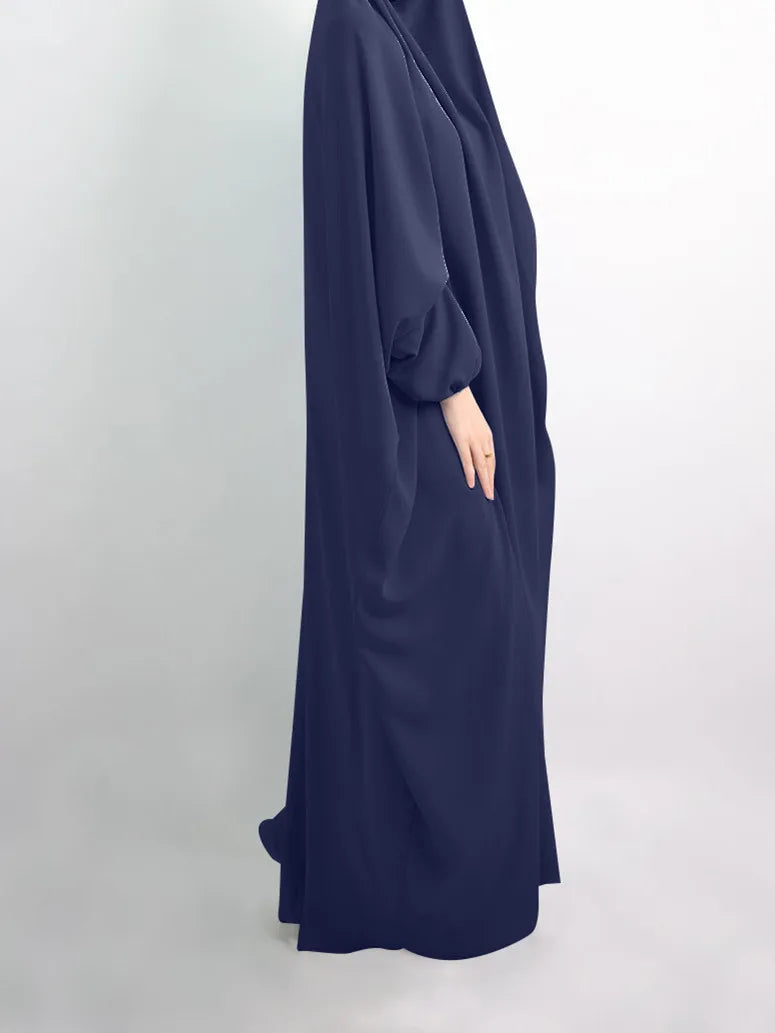 Muslim Prayer Garment Dress Wp,em Women Hijab Dress Abaya Hooded  Long Khimar Jilbab Burka Eid Abayas Gown Eid Niqab Ramadan