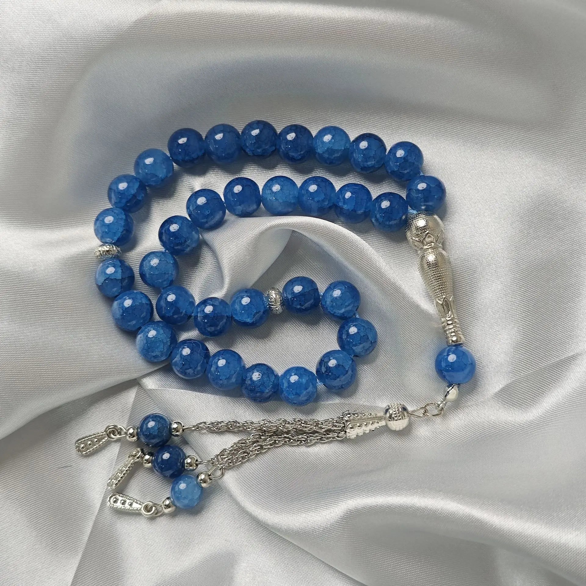 4pcs 22.50 2X FOR FREE 10mm 33 Beads Natural Stone Muslim Bracelet Jewelry Women Rosary Beads Ramadan Eid Gifts Handmade Arabic Islam Prayer Beads