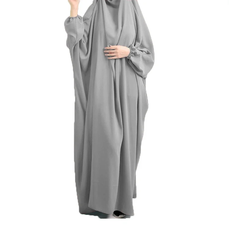 Muslim Prayer Garment Dress Wp,em Women Hijab Dress Abaya Hooded  Long Khimar Jilbab Burka Eid Abayas Gown Eid Niqab Ramadan