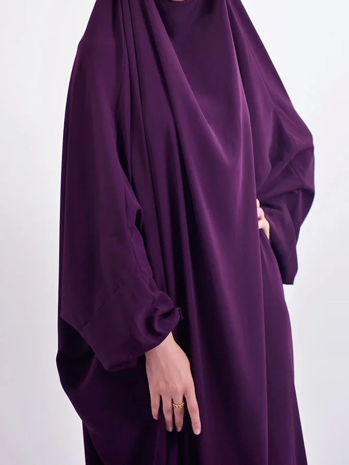Muslim Prayer Garment Dress Wp,em Women Hijab Dress Abaya Hooded  Long Khimar Jilbab Burka Eid Abayas Gown Eid Niqab Ramadan